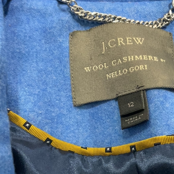 J. Crew Sky Blue Trench Coat - Picture 5 of 5